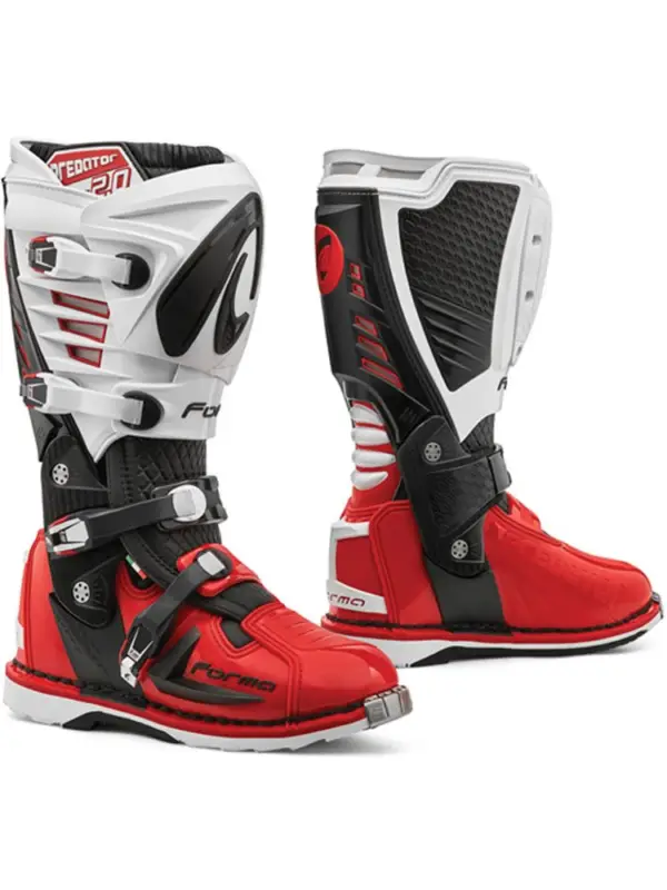 Ekspresowa dostawa Buty enduro Forma Predator 2.0 biało-czerwone