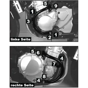 Gmole - czarne Hepco&Becker do Suzuki GSF 1250 / S Bandit [07-] Taniej
