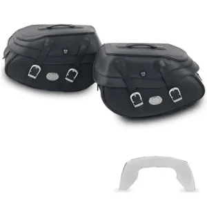 Oferta limitowana Skórzane sakwy boczne Hepco&Becker Buffalo BIG do montażu na stelażach C-Bow