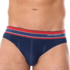 Hit sprzedaży Slipy Brubeck Active Wool granatowe
