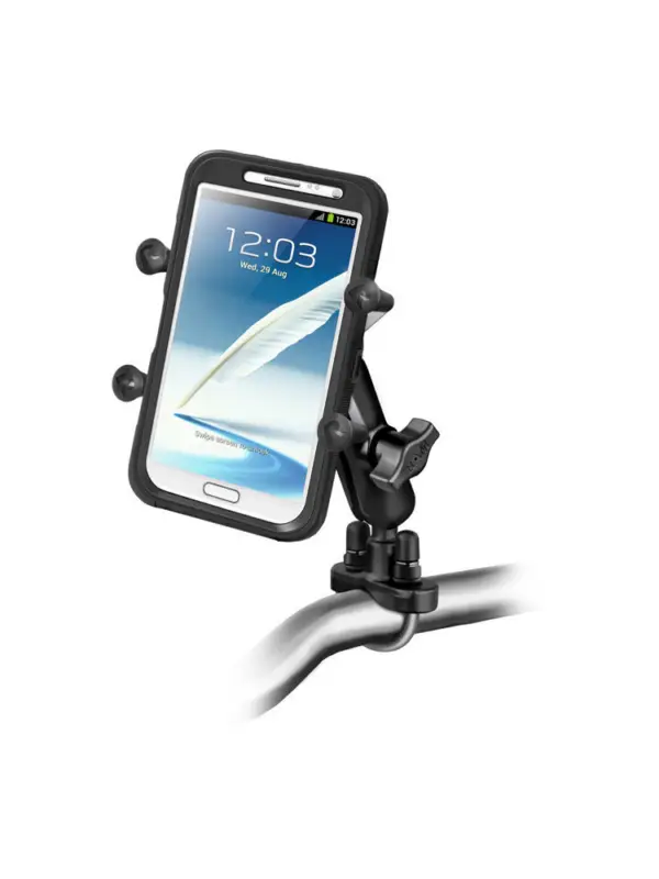 Uniwersalny uchwyt RAM X-Grip IV do dużych smartfonów montowany do ramy kierownicy Szybka dostawa