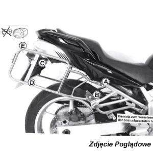 Stelaż kufrów bocznych Hepco&Becker Yamaha FZ6/ Fazer [03-06] montowany na stałe Wysoka jakość