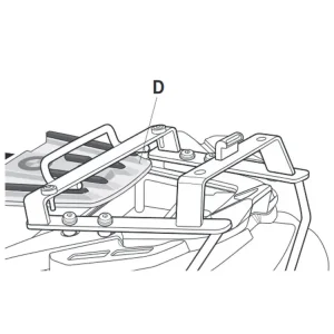 Ekspresowa dostawa Stelaż pod kufer centralny SHAD Top Master BMW F 650 GS/ Dakar (04-07)/ G 650 GS (10-16)