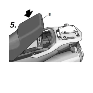 Najlepsza cena Stelaż pod kufer centralny SHAD Top Master Kawasaki KLV 1000 (05-07)/ Suzuki V-Strom DL 1000 (02-13)/ 650 (04-11)
