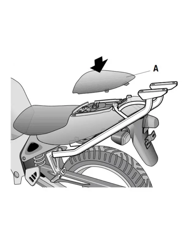 Stelaż pod kufer centralny Shad do Suzuki SV650 (99-02) Kup online