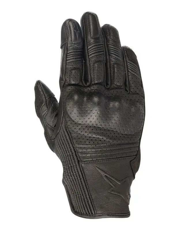 Rękawice motocyklowe skórzane Alpinestars Mustang v2 czarne Dostępne od ręki