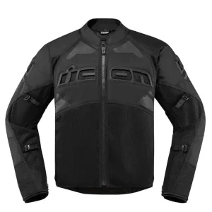 Kurtka motocyklowa tekstylna Icon Contra 2 czarna Premium