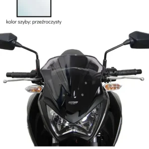 Szyba motocyklowa MRA Racing "R" Kawasaki Z 250 (13-20) / Z 300 (15-21) przeźroczysta Nie przegap
