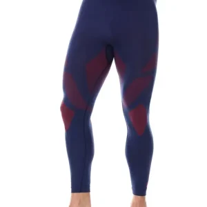 Legginsy termoaktywne rubeck Dry czerwono-granatowe Taniej