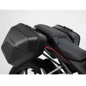 Zestaw: kufry boczne plastikowe + stelaże URBAN ABS SW-MOTECH Honda CB 650 R (18-20), CBR 650 R (18-20) [pojemność: 2 x 16,5l] Taniej