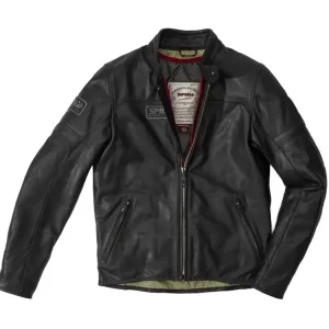 Oferta limitowana Kurtka motocyklowa skórzana Spidi Vintage czarna