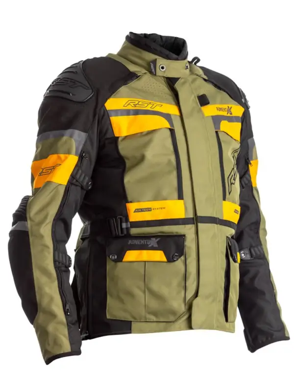 Hit cenowy Kurtka motocyklowa tekstylna Rst Pro Series Adventure-X CE czarno-zielona