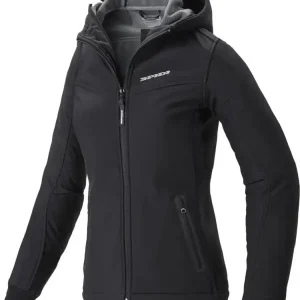 Bluza motocyklowa damska Spidi Hoodie Armor Lady czarna Obniżka ceny