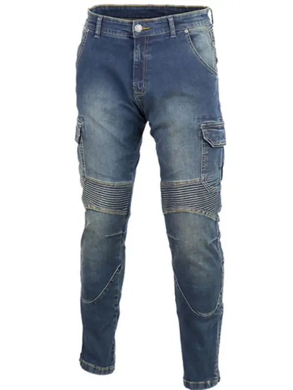 Promocja Jeansy motocyklowe Seca Square niebieskie