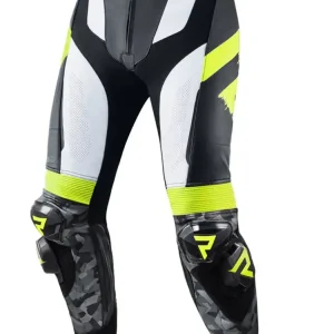 Spodnie motocyklowe Rebelhorn Rebel czarno-żółte fluo Niska cena