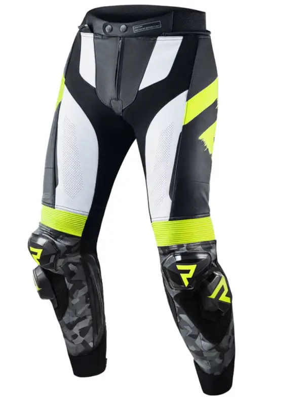 Spodnie motocyklowe Rebelhorn Rebel czarno-żółte fluo Niska cena