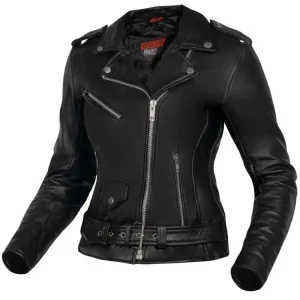 Oferta czasowa Kurtka motocyklowa damska skórzana Ozone Ramones czarna