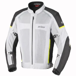 Do wyczerpania zapasów Kurtka motocyklowa tekstylna Büse Santerno jasnoszara