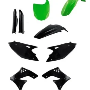Tani Pełny zestaw plastików Acerbis Kawasaki KX 250 F [09-12] zielono-czarny