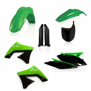 Pełny zestaw plastików Acerbis Kawasaki KX 250 F [09-12] czarno-zielony Niska cena