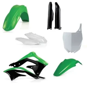 Pełny zestaw plastików Acerbis Kawasaki KX 450 F [12'] czarno-biało-zielony Taniej