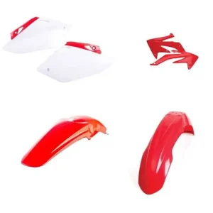 Zestaw plastików Acerbis Honda CRF 450 R [07-08] biało-czerwony Wysoka jakość
