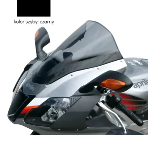 Szyba motocyklowa MRA Racing "R" Aprilia RSV 1000 Mille R / Factory [04-09] czarna Łatwy zwrot