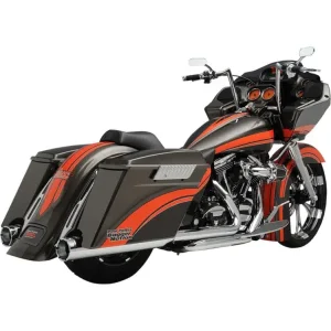 Tłumiki (Slip-On) Vance & Hines Monster Round chrom do Harley Davidson FLT/FLHT/FLHX/FLHR (rocznik 99-16) Bezpieczne zakupy