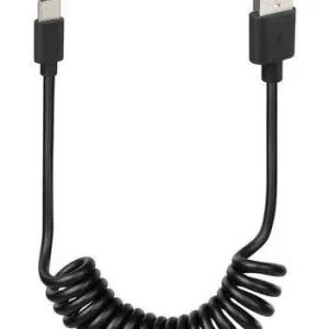 Kabel sprężynowy Usb USB typu C 100 cm czarny marki Lampa Kup online
