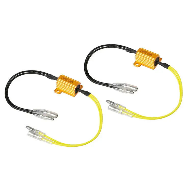 Hit sprzedaży Przewodowe oporniki z szybkozłączami [12V - 6 OHM - 25W: 2szt]
