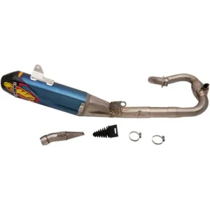 Oferta limitowana Pełny układ wydechowy FMF Factory 4.1 RCT anodowany niebieski do Yamaha YZ 250 F (19-20)