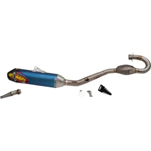 Pełny układ wydechowy FMF Factory 4.1 RCT anodowany niebieski do Kawasaki KX 450 F (19-20) Łatwy zwrot