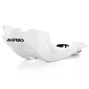 Super okazja Płyta pod silnik Acerbis Husqvarna FE 250/ 350 (20-23), GasGas EC 250/EC 350F (21-23) biało-czarna