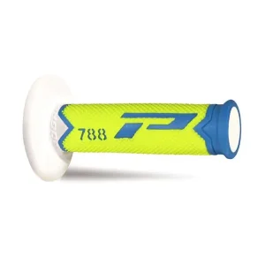 Manetki off-road Progrip 788 niebiesko-żółte fluo-białe Hit cenowy