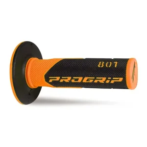 Manetki off-road Progrip 801 czarno-pomarańczowe fluo Szybka dostawa