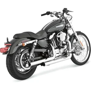 Pełny układ wydechowy Vance & Hines Straightshots chrom do Harley Davidson XL (04-13) Najlepsza cena