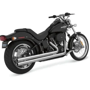 Pełny układ wydechowy Vance & Hines Big Shots Long chrom do Harley Davidson FXS/FXST/FLST (00-11) (z wyjątkiem FXCW/C (08-11), FXSTSSE (09)) Wybór klientów