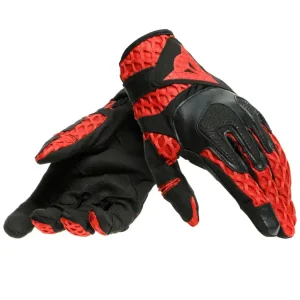 Tekstylne rękawice motocyklowe Dainese Air-Maze Unisex czarno-czerwone Okazja