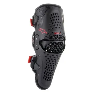 Ochraniacze kolan Alpinestars Sx-1 V2 czarno-czerwone Okazja