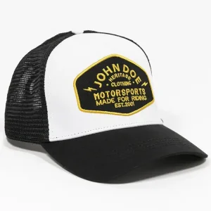 Oferta czasowa Czapka z daszkiem John Doe JDM Heritage czarno-biało-żółta