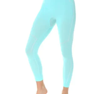 Legginsy termoaktywne damskie Brubeck Thermo błękitne Szybka dostawa