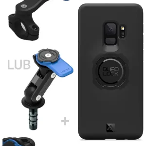 Zestaw na motocykl: etui na telefon Samsung Galaxy S9 oraz mocowanie Quad Lock Rabat