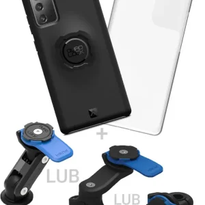 Szybka wysyłka Zestaw na motocykl: etui na telefon Samsung Galaxy Note20 + wodoodporny pokrowiec + mocowanie Quad Lock