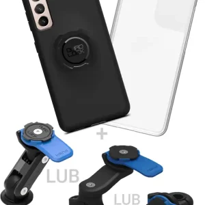 Rabat Zestaw na motocykl: etui na telefon Samsung Galaxy S21+ + wodoodporny pokrowiec + mocowanie Quad Lock