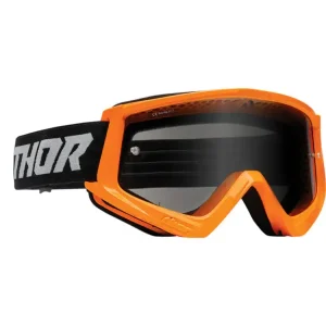 Gogle motocyklowe Thor Combat Racer Sand fluo pomarańczowo-szare Nowy