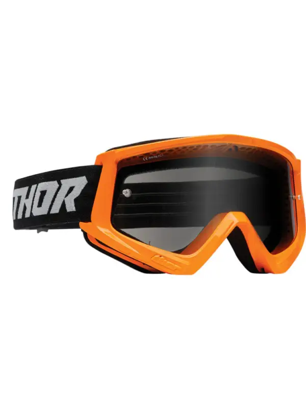 Gogle motocyklowe Thor Combat Racer Sand fluo pomarańczowo-szare Nowy