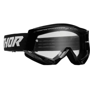 Gogle motocyklowe dziecięce Thor Combat Racer czarno-białe Do wyczerpania zapasów