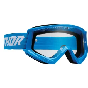 Hit sprzedaży Gogle motocyklowe dziecięce Thor Combat Racer niebiesko-białe