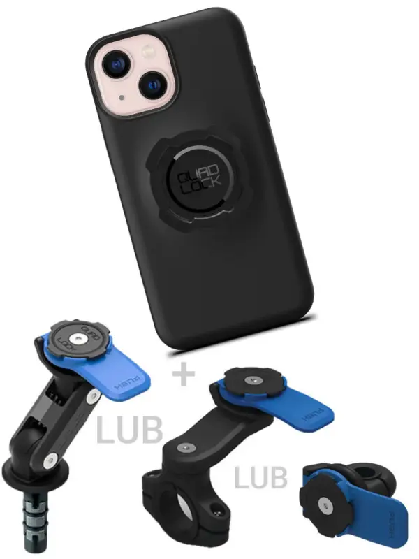Cena promocyjna Zestaw na motocykl: etui na telefon iPhone 13 mini + mocowanie Quad Lock