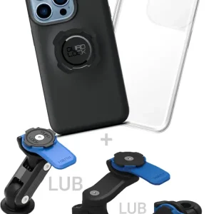 Dodaj do koszyka Zestaw na motocykl: etui na telefon iPhone 13 Pro Max + wodoodporny pokrowiec + mocowanie Quad Lock